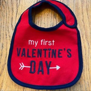 Carter’s Unisex My First Valentine’s Day Baby Bib